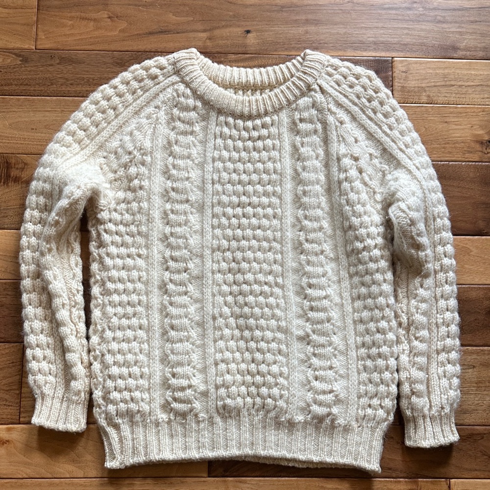 Vintage Aran Bonner of Ireland Fisherman Knit Sweater